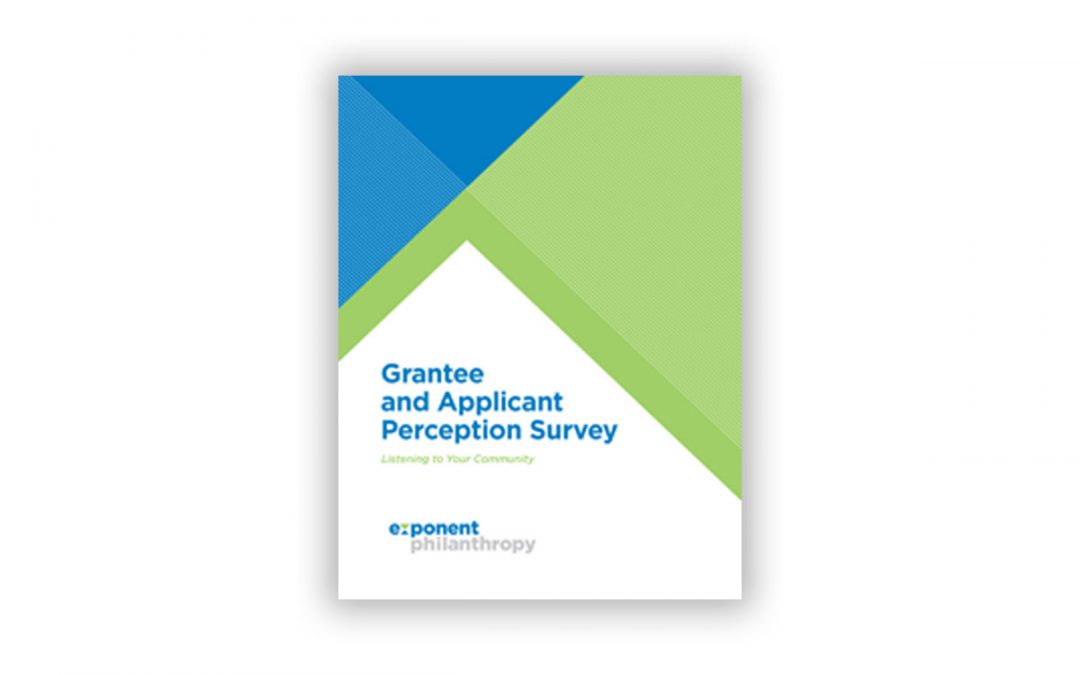 Grantee and Applicant Perception Survey